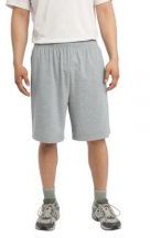 Sport-Tek® Adult Unisex 6.2-ounce, 60/40 cotton/poly Jersey Knit Shorts with Pockets
